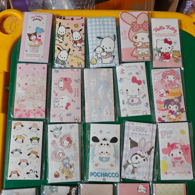 Imagem -02 - Sanrio Anime Kawaii Selagem Adesivos Minha Melody Olá Kitty Kuromi Estilo Ins Embalagem Decoração Material Faça Você Mesmo Papelaria