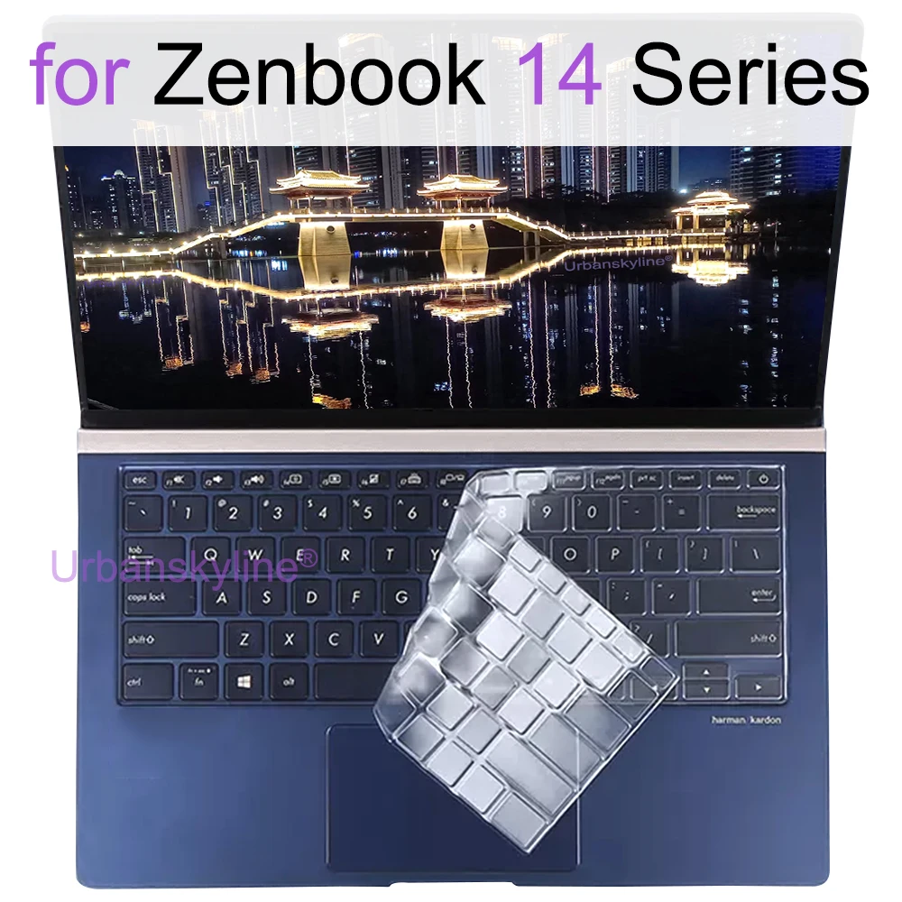 Keyboard Cover for ASUS Zenbook 14 Flip 14X OLED Pro UX3406 UX3405 UX3404 UX3402 UM3402 UP3404 Q425 Silicone Protector Skin Case