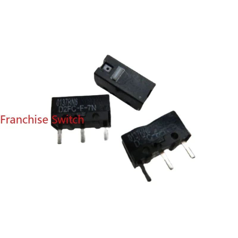 10PCS Mouse Microswitch D2FC-F-7N Game  Switch White Dot