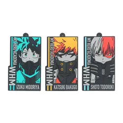 My Hero Academia Anime MHA Boku no Hero Academia Midoriya Deku Bakugou Katsuki Shoto Rubber Keychain