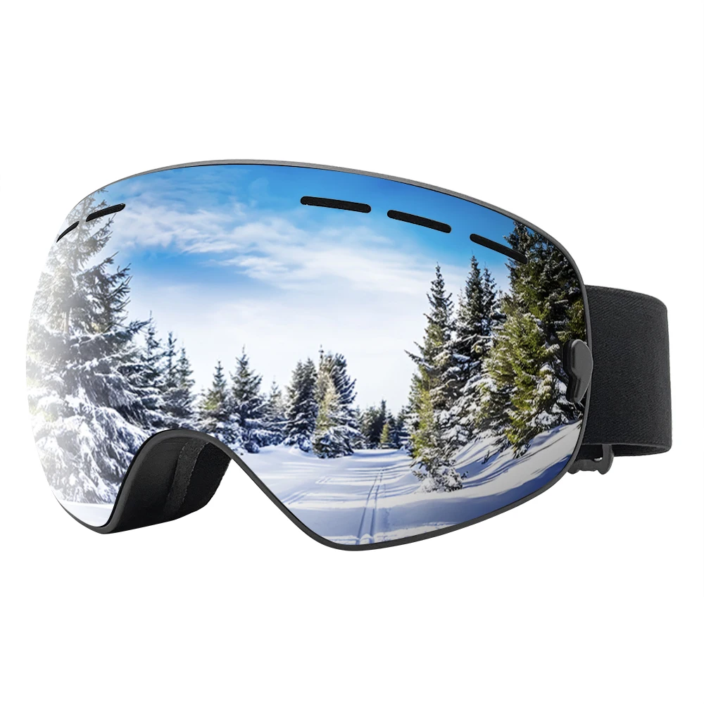 

New Fashion Skiing Eyewear UV400 Protection Anti-fog Adult Winter Safety Sports Protection Snowboard Ski Goggles