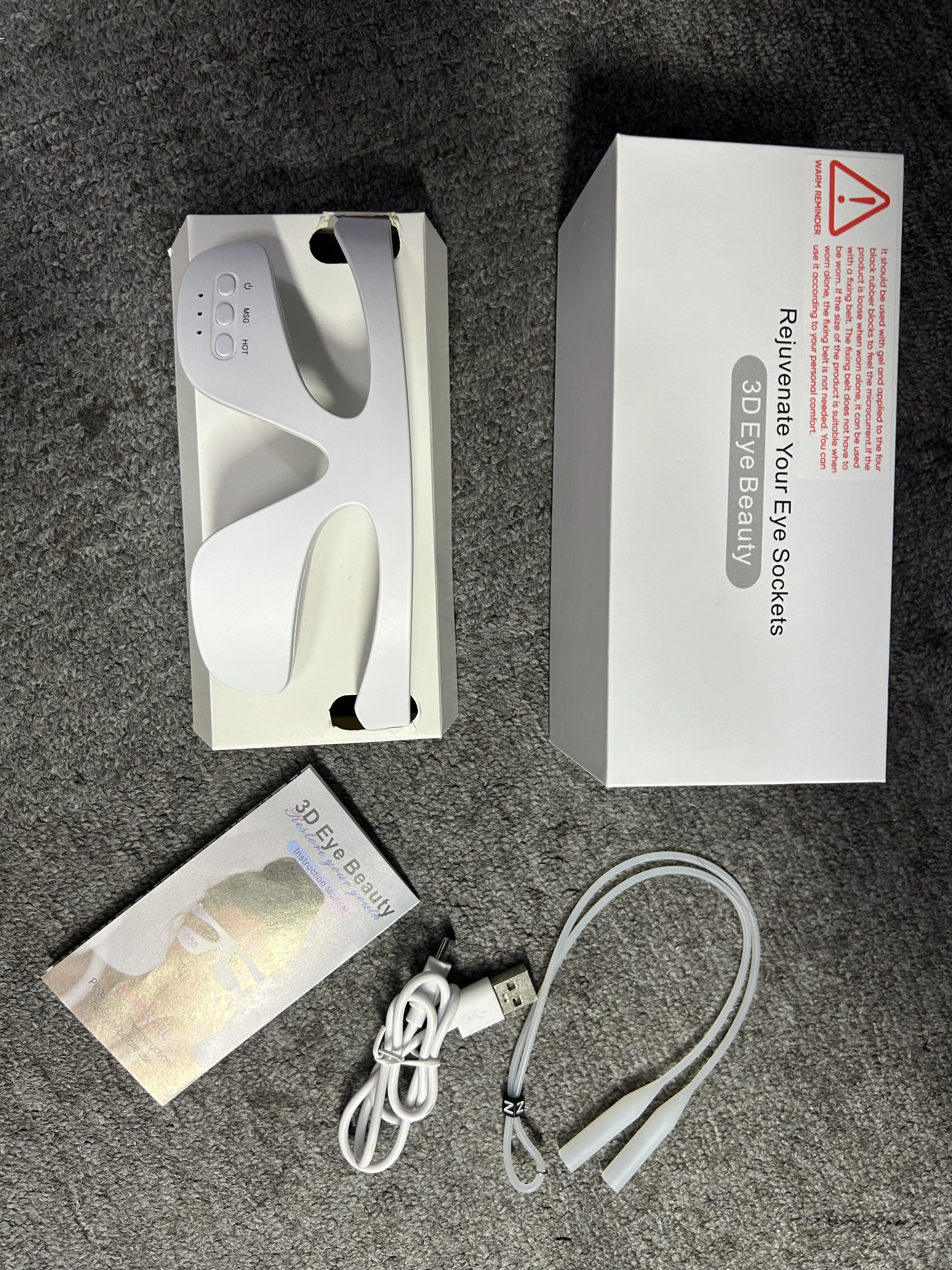 EMS Rood Licht Therapie Oog Massager Anti-Aging Onder Oog Massage Schoonheid Apparaat Donkere Kringen Wallen Rimpels Verwijderen Oogzorg