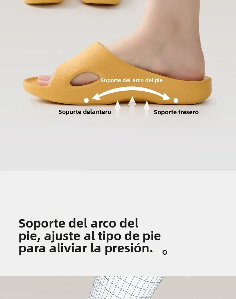 Pantuflas Youdiao para Hombre y Mujer, Específicas para Pies Planos, con Soporte de Arco, Antideslizantes, para Uso en Interi...