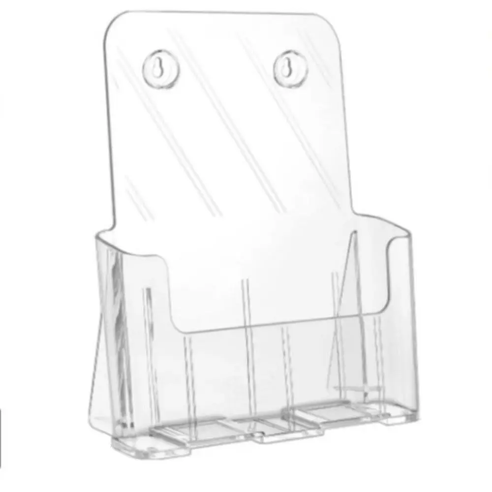 A4 حجم كتيب حامل البلاستيك عدم الانزلاق الايداع مجلة الرف مائل الظهر الطراز الحديث نشرة عرض موقف غرفة نوم #3