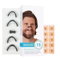 15Pairs Magnetic Nasal Breathing Dilators Kits Sport Nasal Dilator Boost Oxygen Intake,Breathing Refill Nose Clip