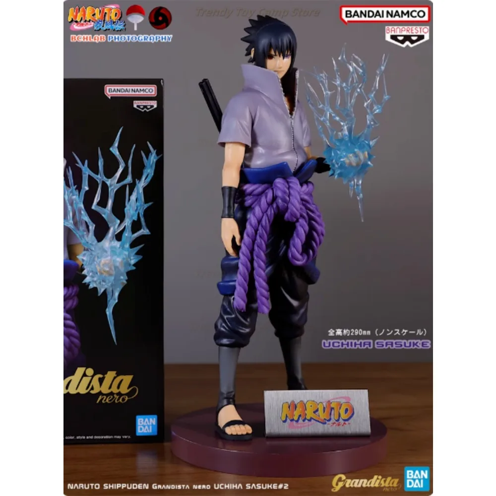 【Na Stanie】 Oryginalny Banpresto Grandista NARUTO Uchiha Sasuke 2.0 Bandai Model Animacyjny Figurka Akcji Zabawka Kolekcjonerska Prezent