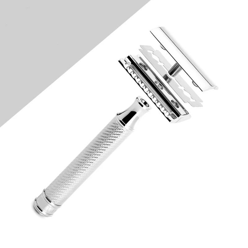 Premium-Rasierapparate mit einer Klinge, Rasierklinge mit zwei Kanten, Rasierapparate für Männer mit Rasierapparat und 5 Platin klingen – Detail 5