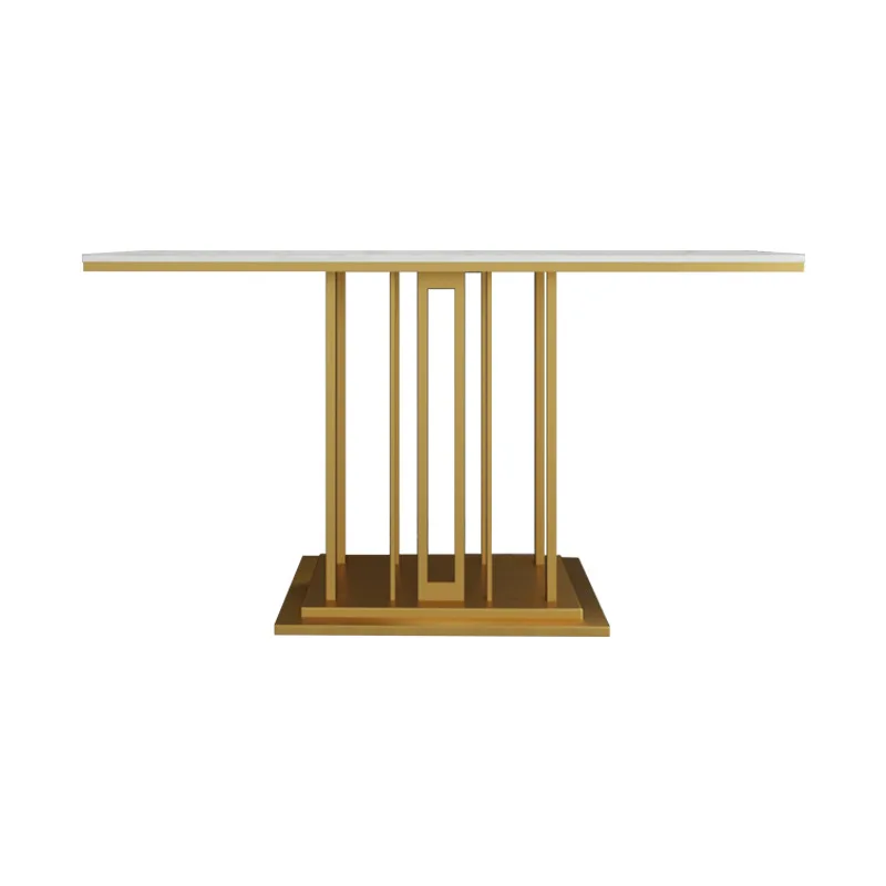 

Modern simple stainless steel entrance platform, living room entry marble entrance