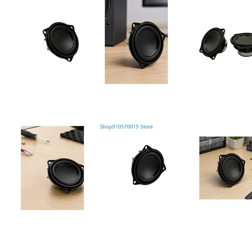 B95C Voice Device Driver 50Mm Round Full Ranges Speaker Driver with Internal Magnets Design, Three-Ear Mounting Structure, for