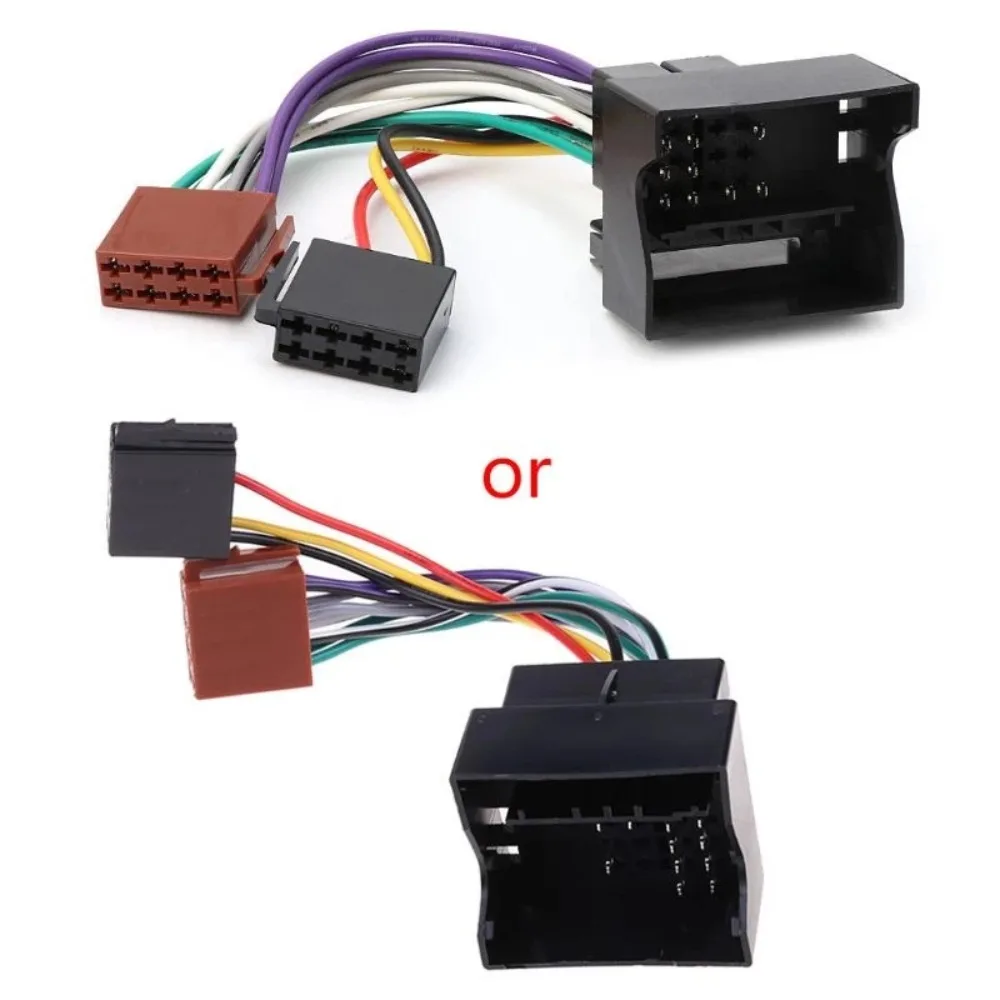 For Citroen Jumpy Citroen Citroen Berlingo 1PCS Car Stereo Radio ISO Lead Cable Wiring Connector Adapter For Peugeot 207 307 407