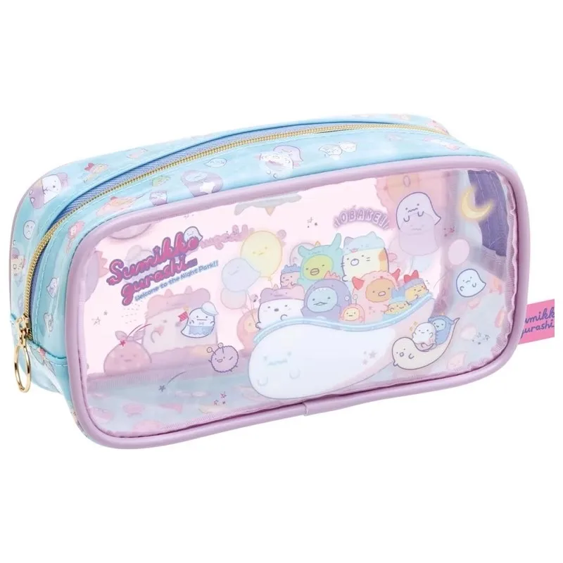 

Милые Sumikko gurashi Halloween Ghost для девочек, прозрачные косметички из ПВХ для макияжа, сумки для женщин