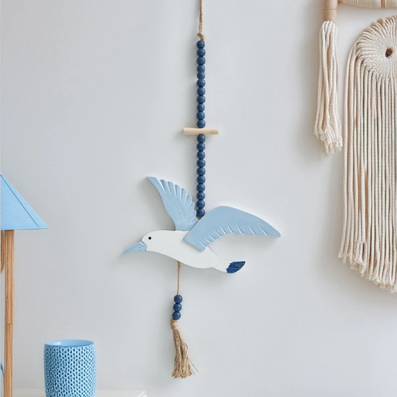 Mediterranean Decoration Wall Hanging Seabirds Living Room Painted Seagulls Bird Cafe Wall Background Hanging Decoration