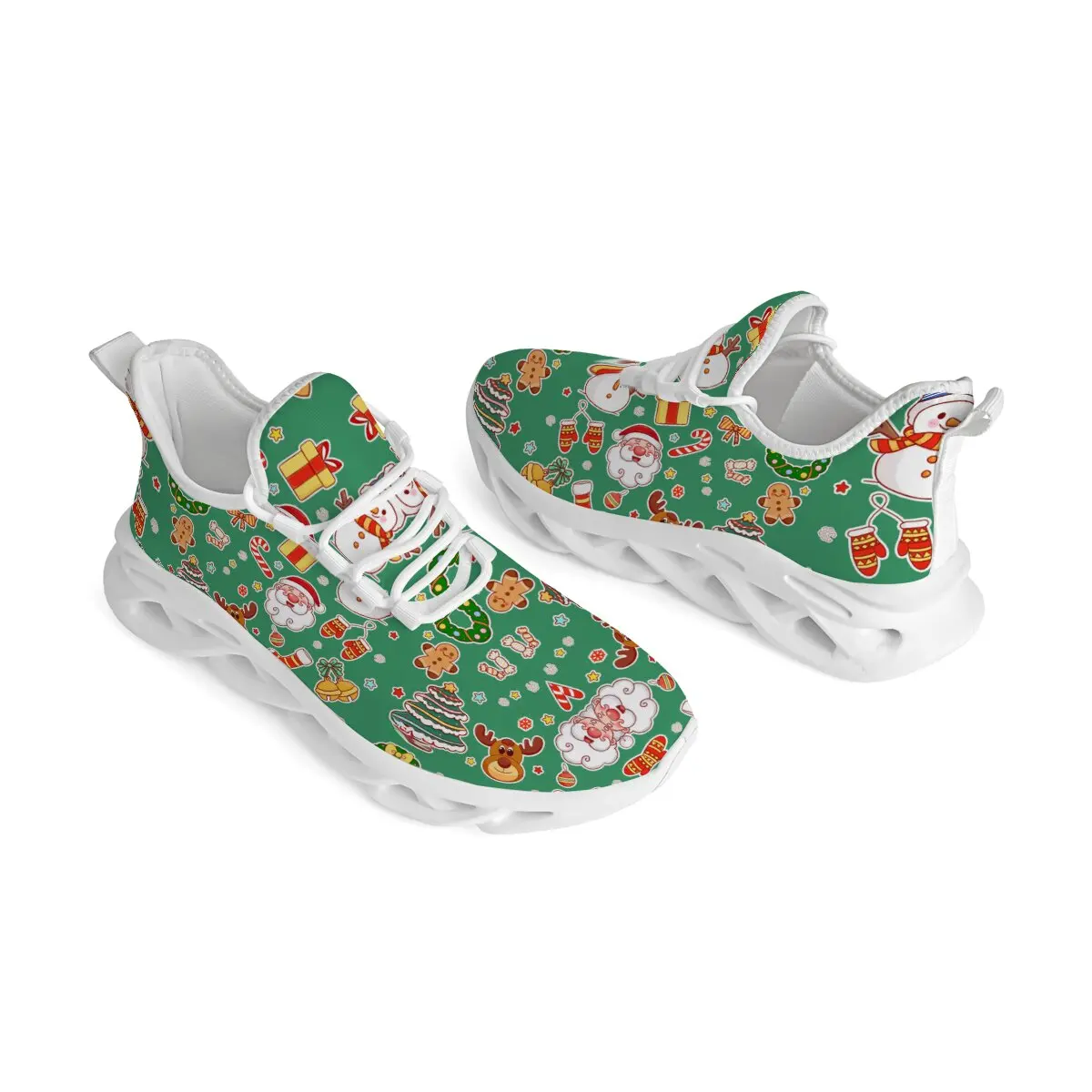 

YRZL Men's Sneakers Christmas for Men Lightweight Slip On Comfortable Walking Shoes Gym Training Anti Slip Outdoor Wear Sneakers