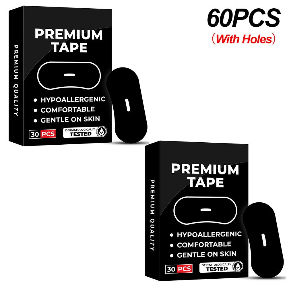 30/60 Stuks Mond Tape Slapen Houden Mond Sluiten Voorkomen Snurken Zachte Slaap Strip Voor Home Reizen Mond tape Mond Tape