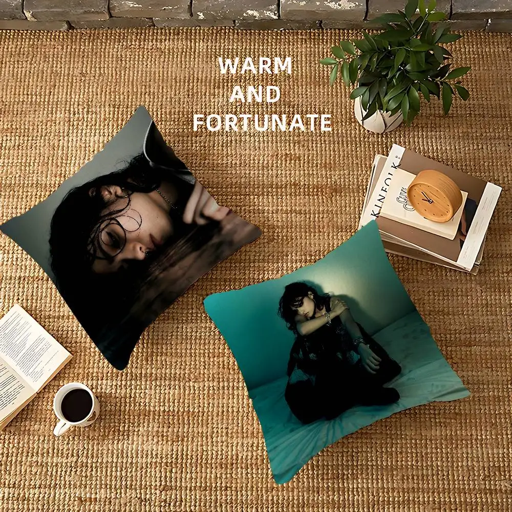 Singer A-Ari Abdul Self-adhesive Cushion Cover Decorative Pillow Sofa Home Decor case pillow cases