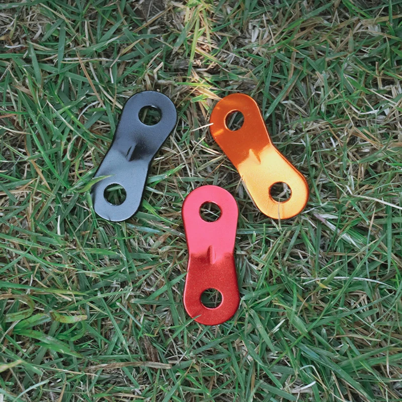 10 PCS Camping Tent Rope Buckle Aluminum Alloy Adjutsable Tensioners Fastener Kit Outdoor Camping Tarpaulin Securing Accessories