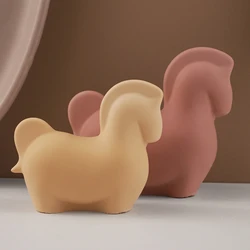 3D Horse Clay Gypsum Plaster Molds Handmade Decoration Craft Art Ornament Concrete Cement Mould Pony Candle Silicone Resin Mold