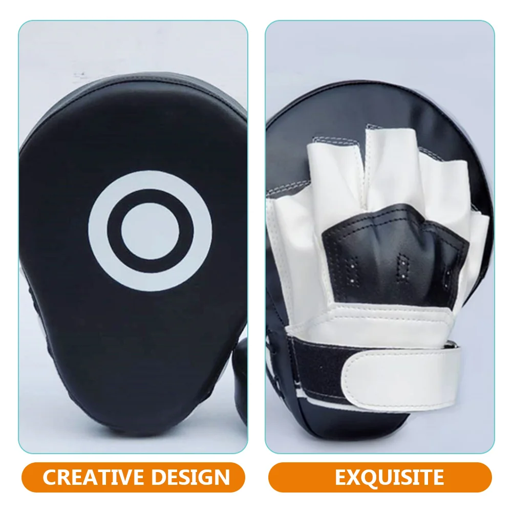 Boxing Target Punching Mitts Padded Coaching Strike Shield for Kick Practice Gloves Training Hand Pads Curved Men