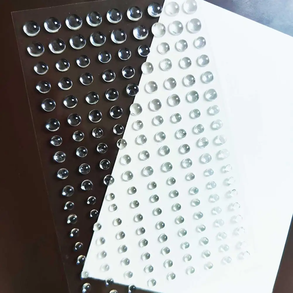 Grupo de meninas gota de água maquiagem adesivos espumante transparente gota de água cristal diamante beleza maquiagem produtos