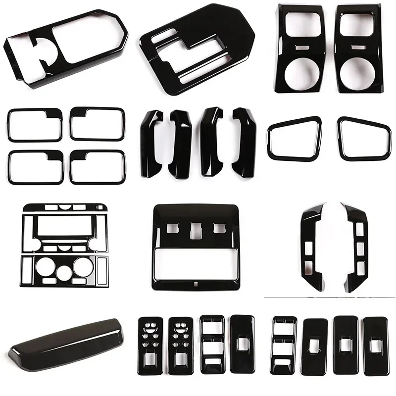 

For 2004-2009 Land Rover Discovery 3 LR3 ABS black car interior decoration frame cover sticker interior modification accessories