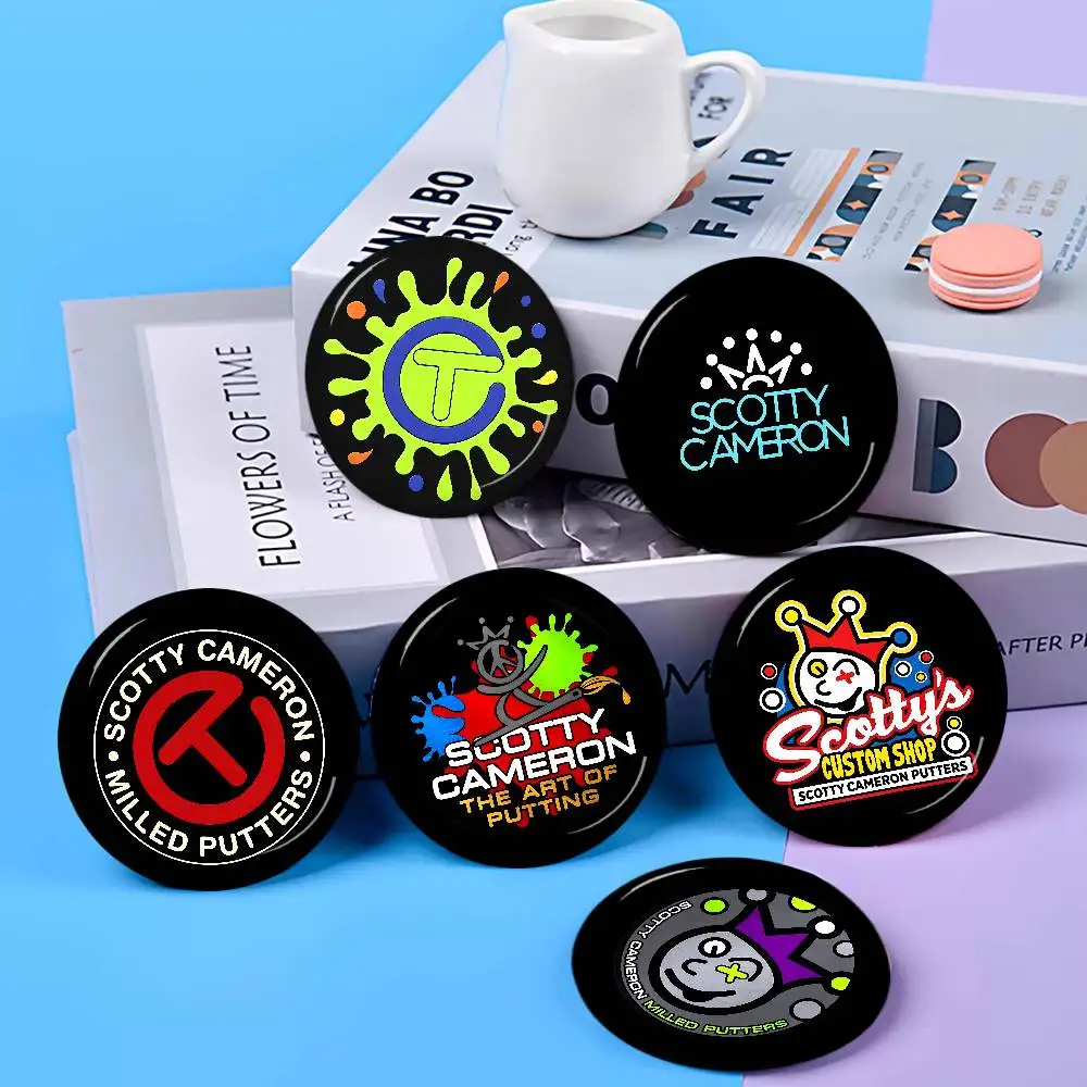 Golf S-Scotty C-Camerons Anime 32/44/58MM Customizable Button Pins Cute Funny Creative Badge Jewelry Decor Gifts for Friends