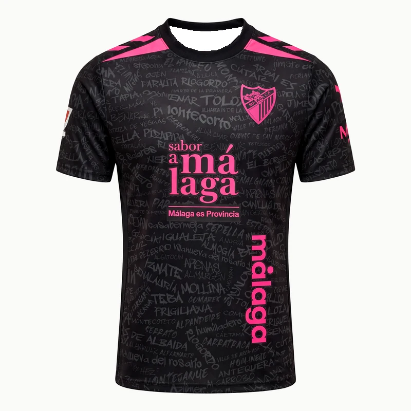 26-27 Neues Malaga Fußballtrikot Sommer 3D-Druck Schnelltrocknend Outdoor Herren Damen Kurzarm-T-Shirt Familien-Set – Detail 4