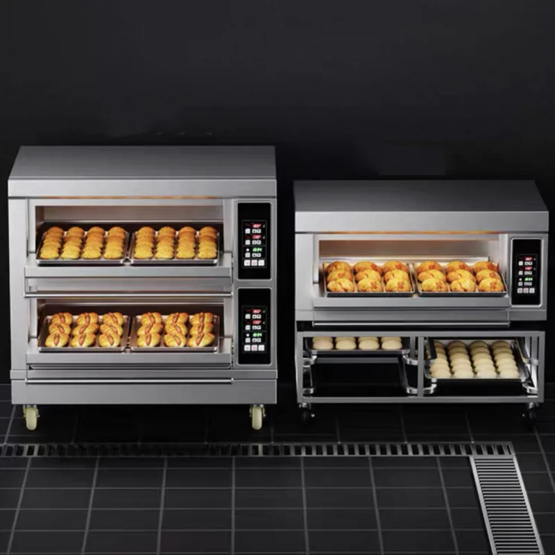 

Commercial Bakery Big Cake 2 Deck 4Tray Gas and Electric Automatic Bread Oven for Bake