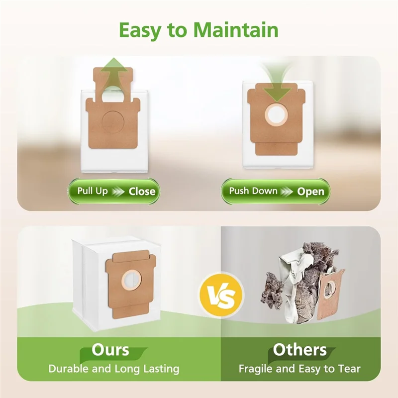 AT28-vervangende onderdelen voor Irobot Roomba Combo Essential Vac 2 Q0520 Stofzuigeraccessoires Hoofdzijborstelfilters Stofzakken