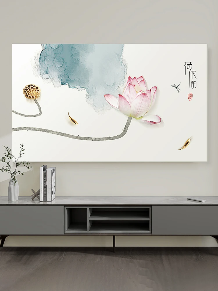 

Эластичный противоскользящий пылезащитный чехол для телевизора с полным покрытием, 55 дюймов, 75 дюймов, жидкокристаллическое простое современное одеяло, новая модель 2025