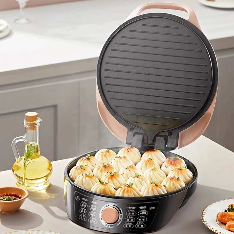 220V Household Double-sided Heating Pancake Maker Non Stick Pancake Pot Deepened And Enlarged