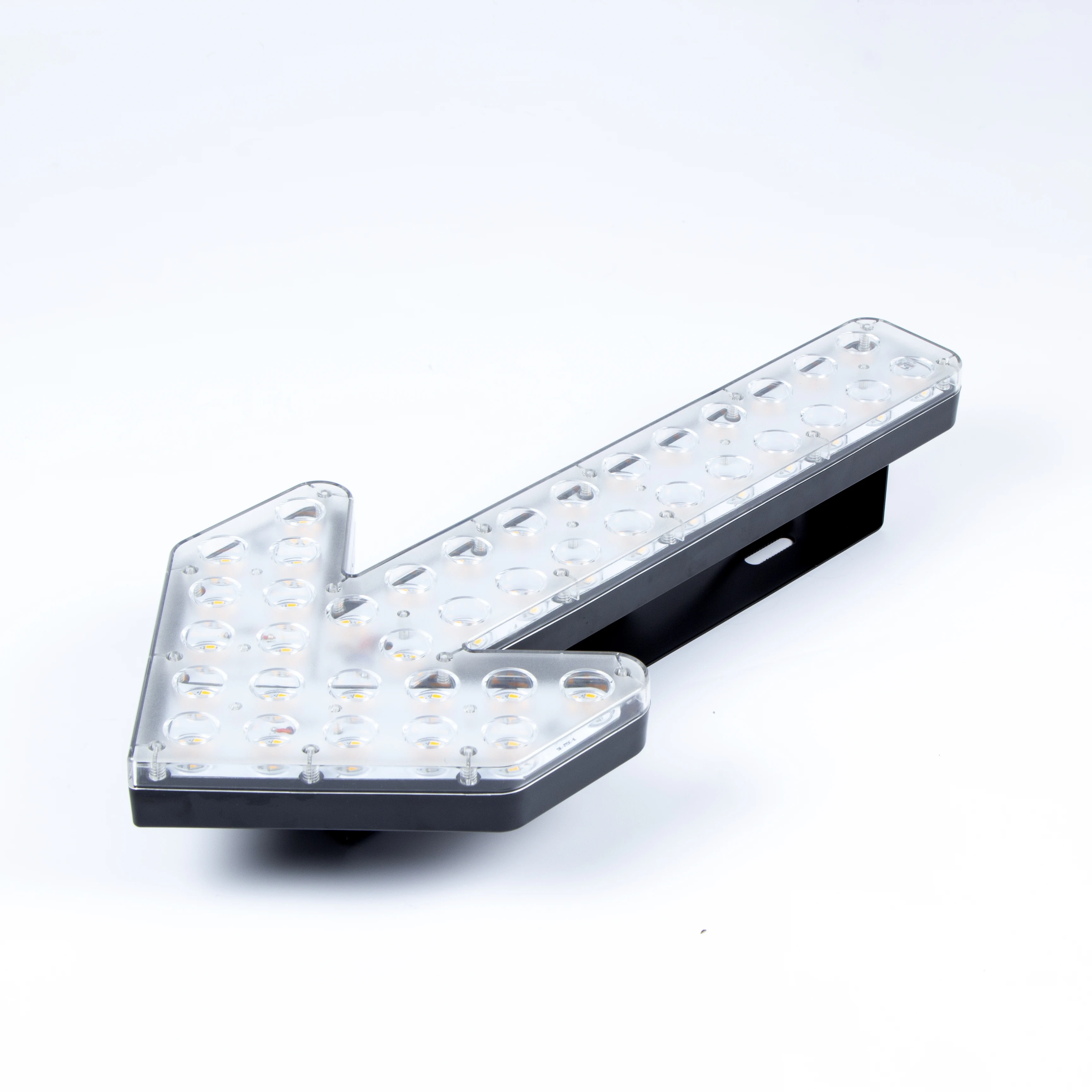 LAIKESI 100W High Brightness Arrow Shape Warning Light Ideal for Construction Vehicles & Cleaning Trucks Warning Beacon