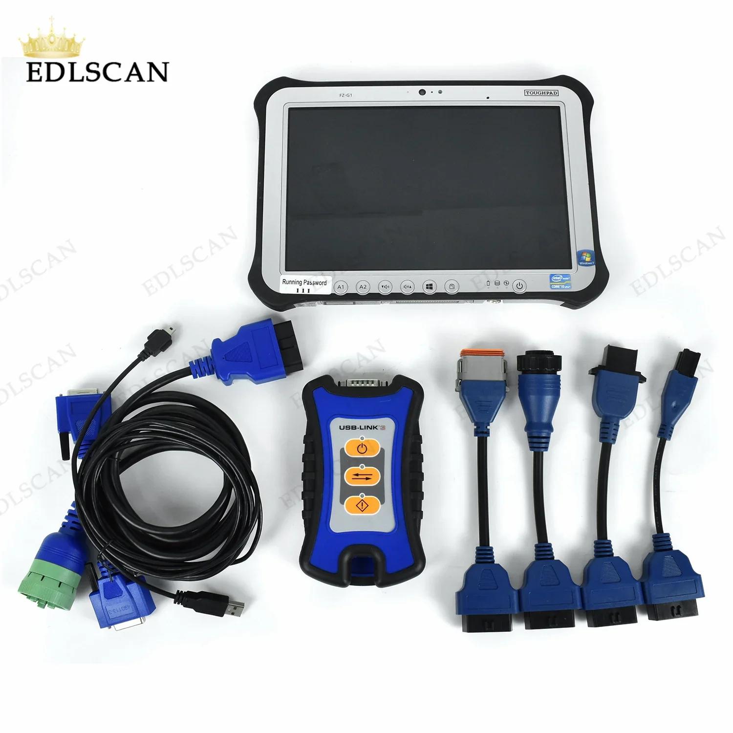 FZG1 Laptop 125032  Version USB Link N2 camera mirror door truck emulator Diagnostic Tool