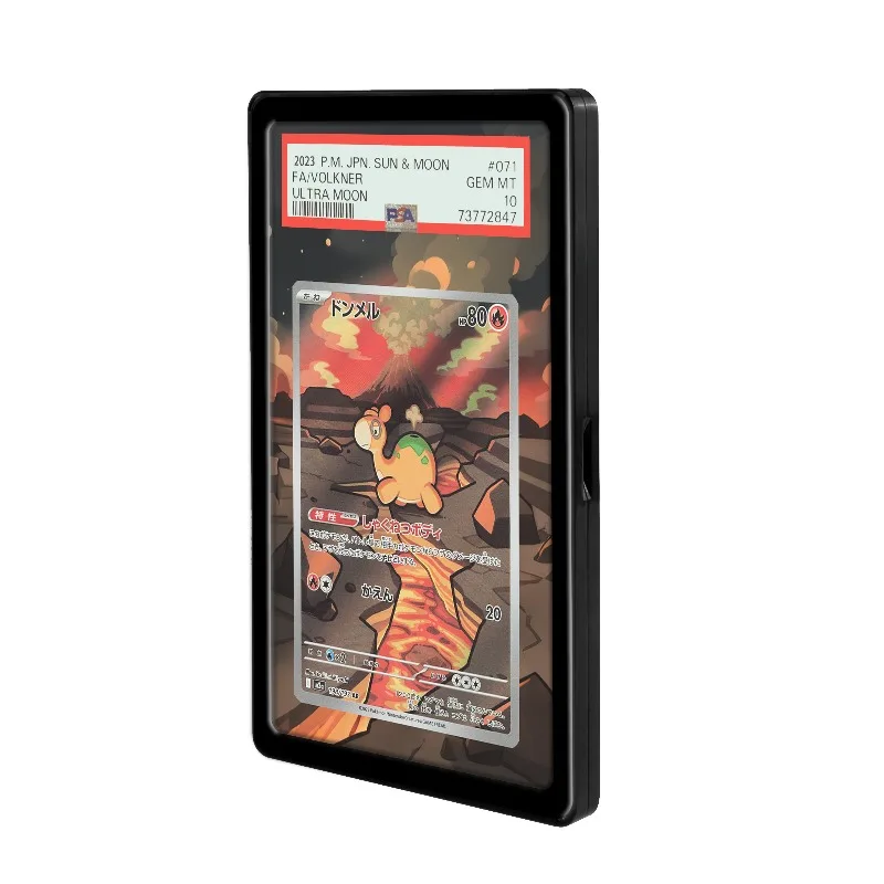 Pocket Cards Display PTCG Numel Anime Game Collection Expand Art Gifts Keychain Self Made Acrylic Protective Case Toys
