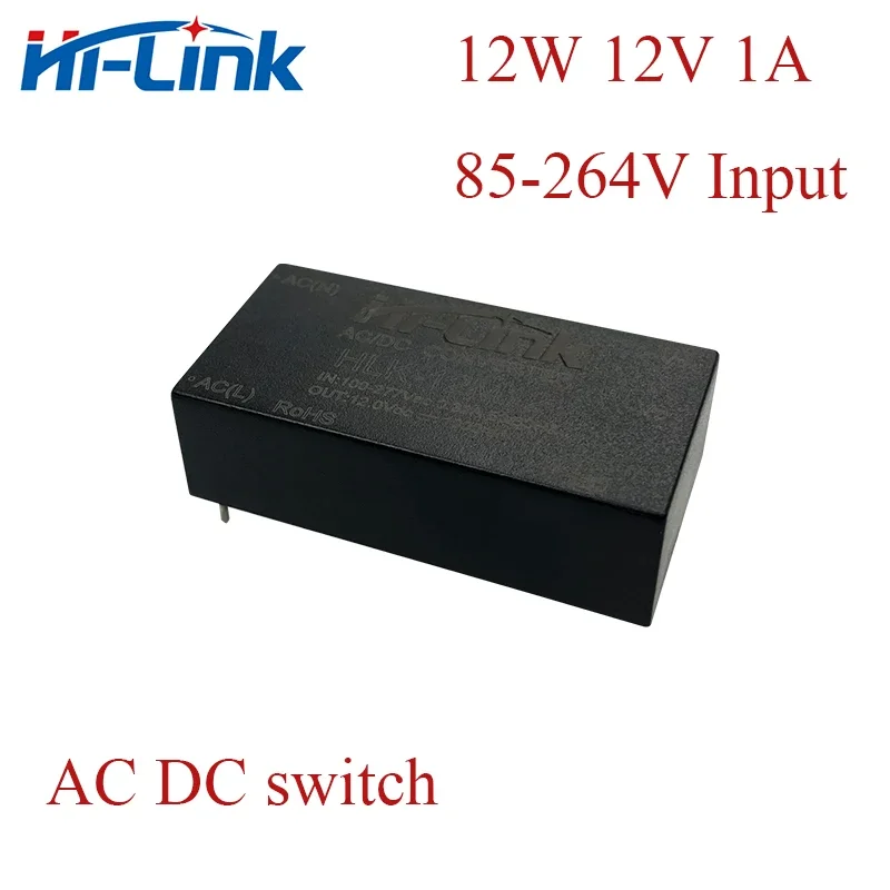 Imagem -04 - Hi-link-ac dc Converter Fonte de Alimentação Doméstica Inteligente Módulo Inteligente 86 de Eficiência em Stock 12w 12v 1000ma Ship