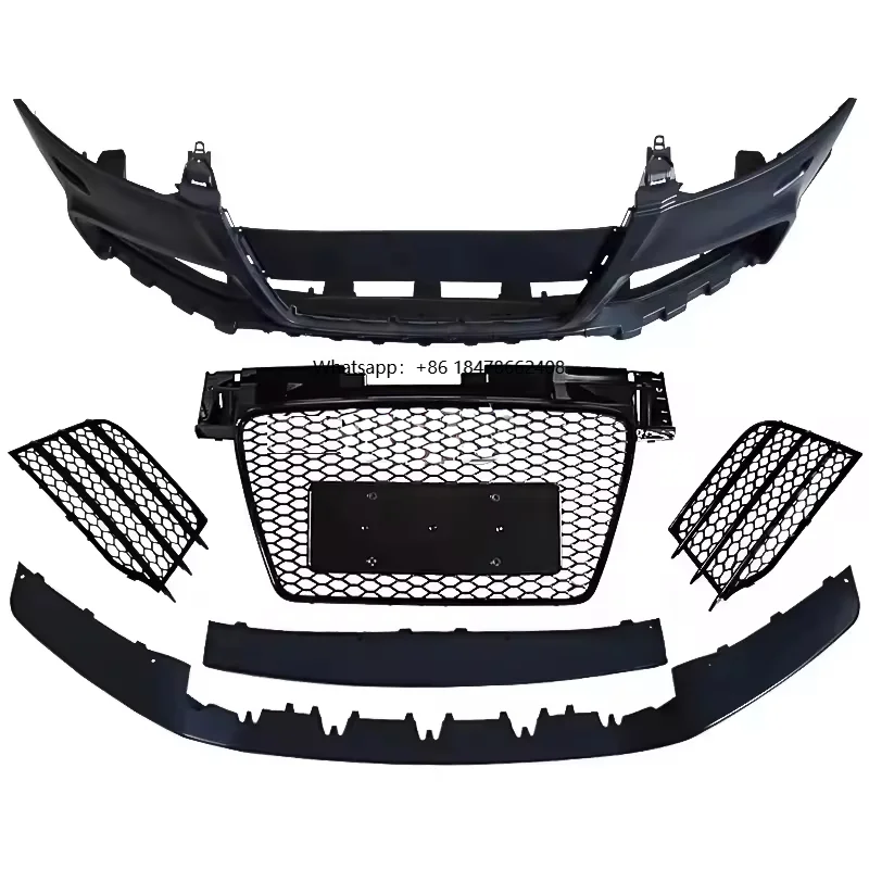 

Car 2008-2014 TTRS Style Front Bumper Body Kits With Grille for TT TTS MK2 2008 2009 2010 2011 2012 2013 2014