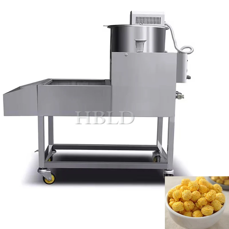 Rotating Spherical Popcorn Machine Commercial Caramel Popcorn Machine Making Machine