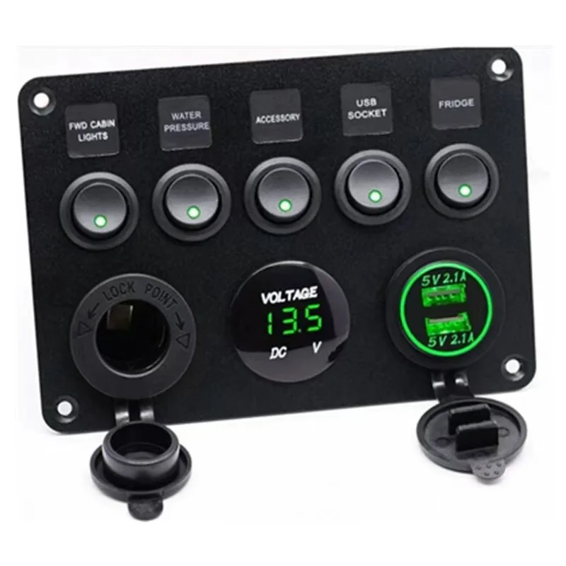 

Automotive Parts RV Ship Combination Panel Switch