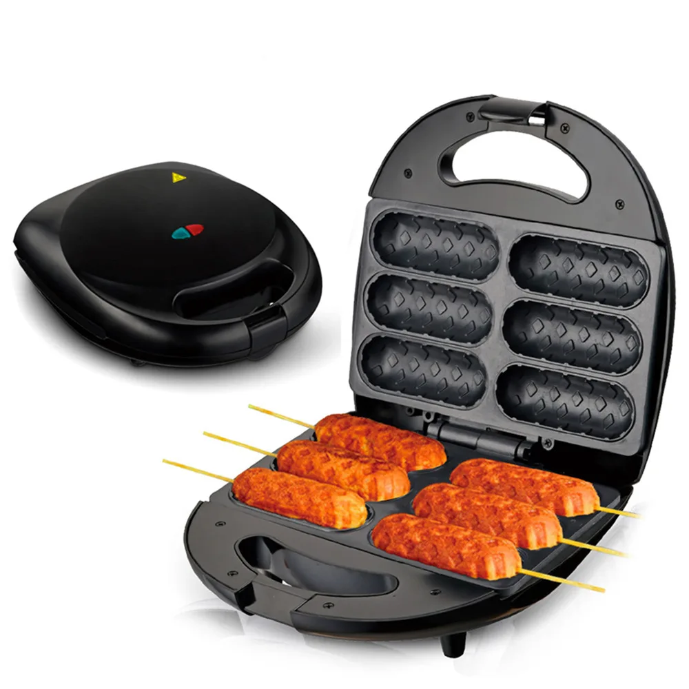 Máquina de Fazer Hot Dog 1PC, para Grelhar Salsichas, Preparar Salsichas para Café da Manhã, Assar, Fritar e Aquecer, Pequenos Eletrodomésticos de Cozinha para Casa