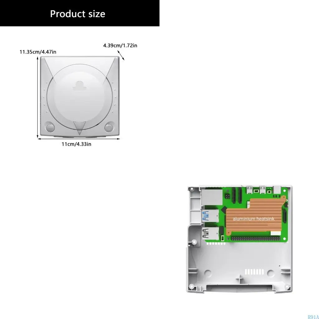 

R91a Quick Installation Portable Dream Case с охлаждающим вентилятором для 5 TF -карты.