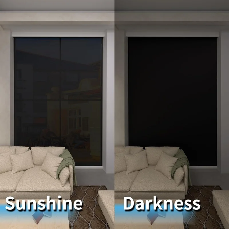 Custom Fireproof Fabric 5% Openness Uv Protection Child Safety 38MM Tube Manual Spring Cordless Roller Zebra Blinds For House