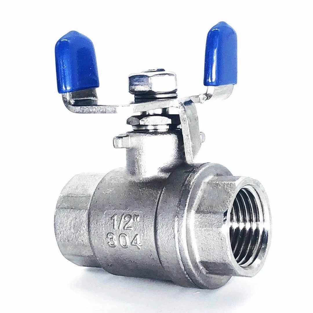 304 Stainless Steel Ball Valve 1/4