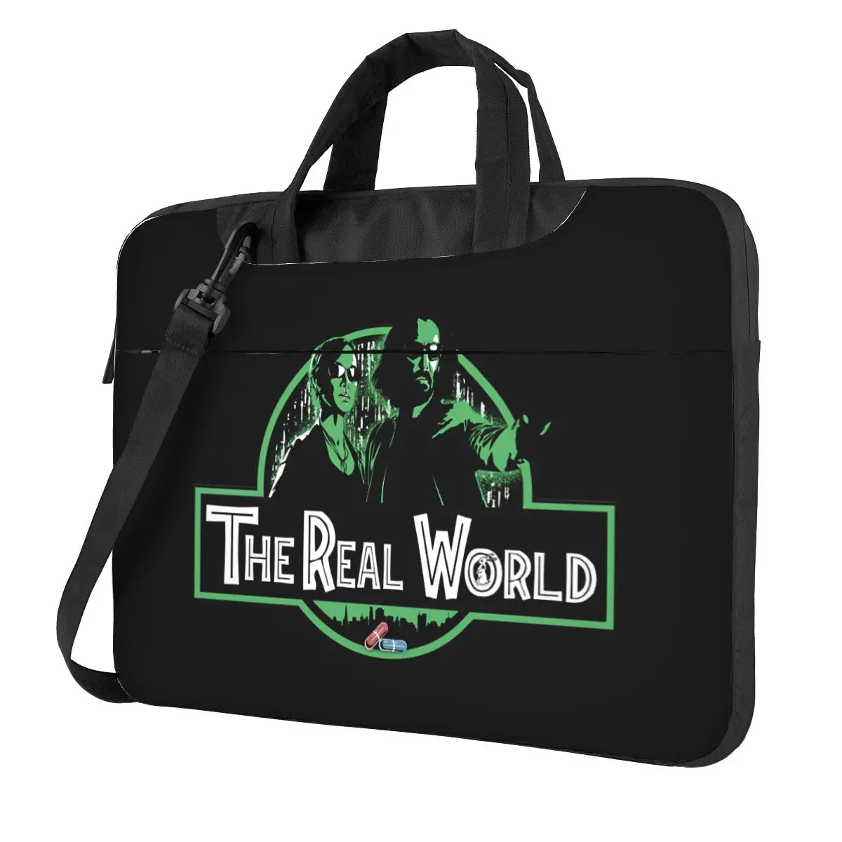 

The Real World - Matrix -The Matrix Resurrections Laptop Bag Case Protective Vintage Computer Bag Bicycle Crossbody Laptop Pouch