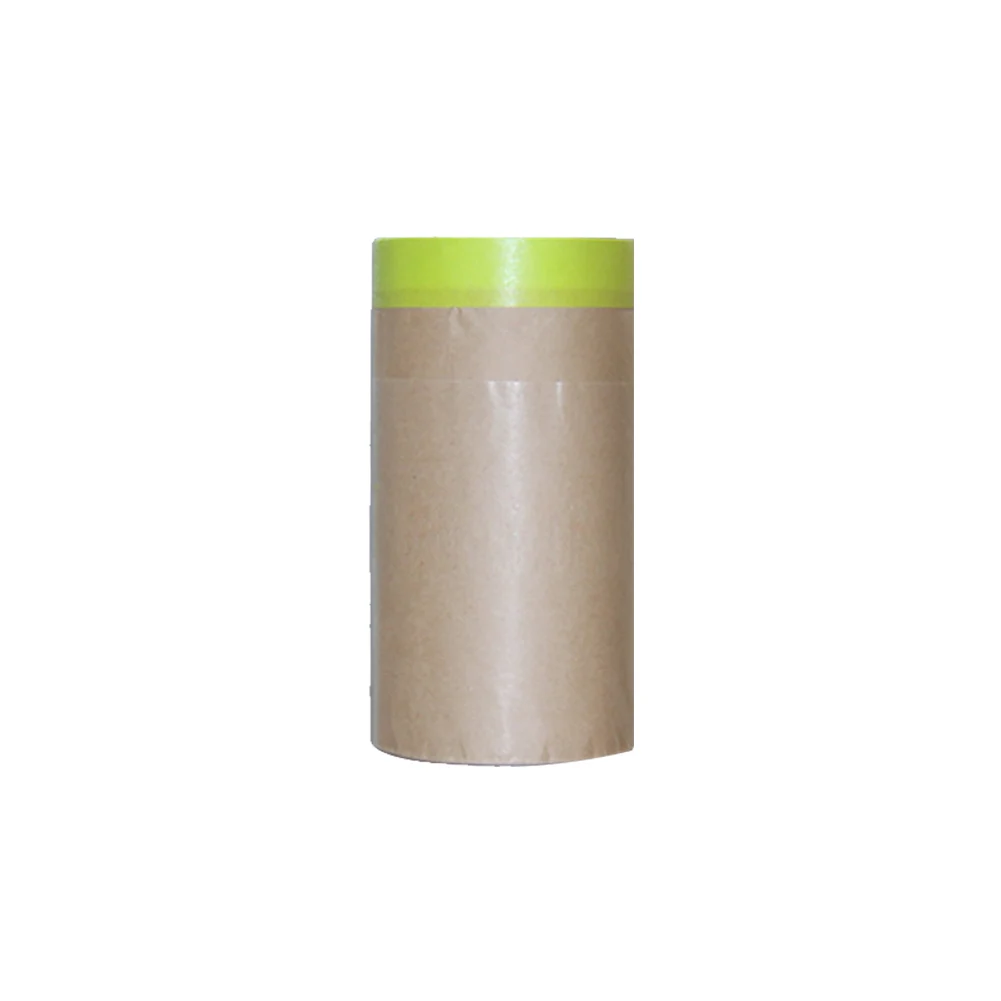 1roll Wall Treatment Tear Resistant Shield Paint Application Self Adhesive Masking Paper Car Furniture For Painting Pre Taped