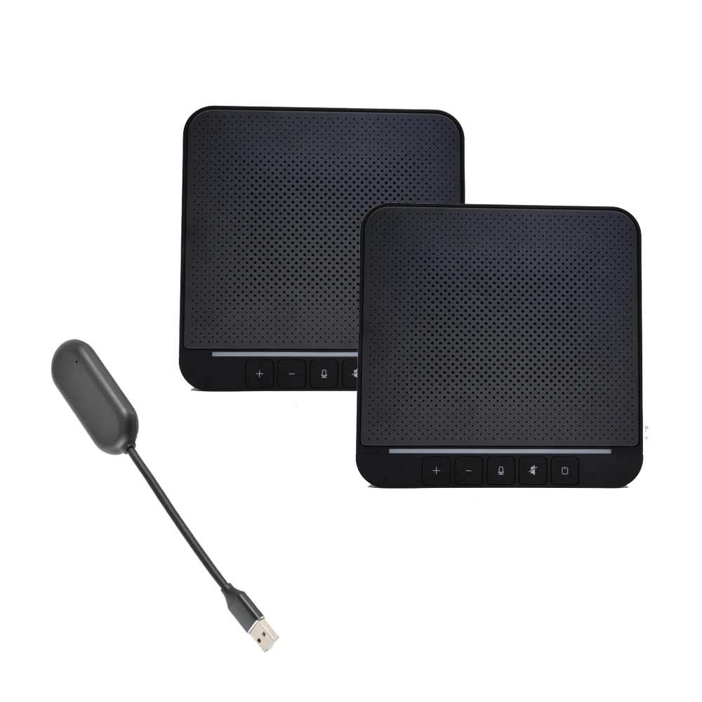 Wireless 48K Wireless Conference Speakerphone 360 Omnidirectional Sound Pickup And 3.5mm Port For Zoom/Teams Business Meetings