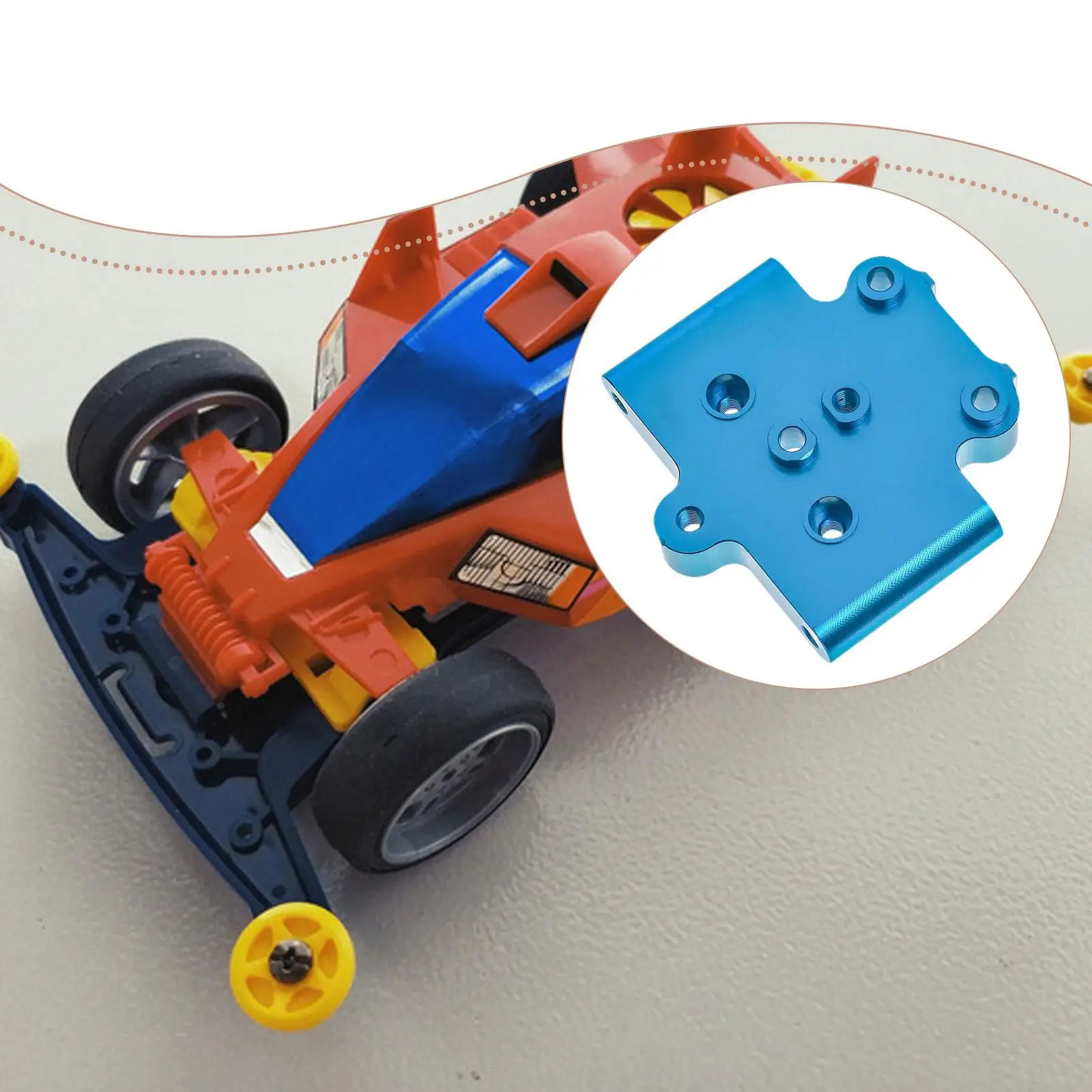 Front Arm Bracket Compatible Accessories RC Car Part Replace Front Suspension Arm Bracket Metal for 1/10 Fighter Nxgen DT04