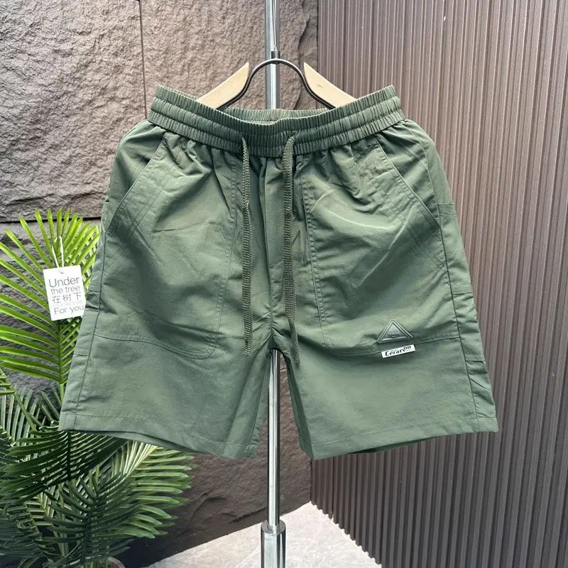 

Drawstring Baggy Men's Shorts Sports Casual Quick Dry Male Short Pants Summer Xxl Fit Clothing Korean Style Fashion Streetwear