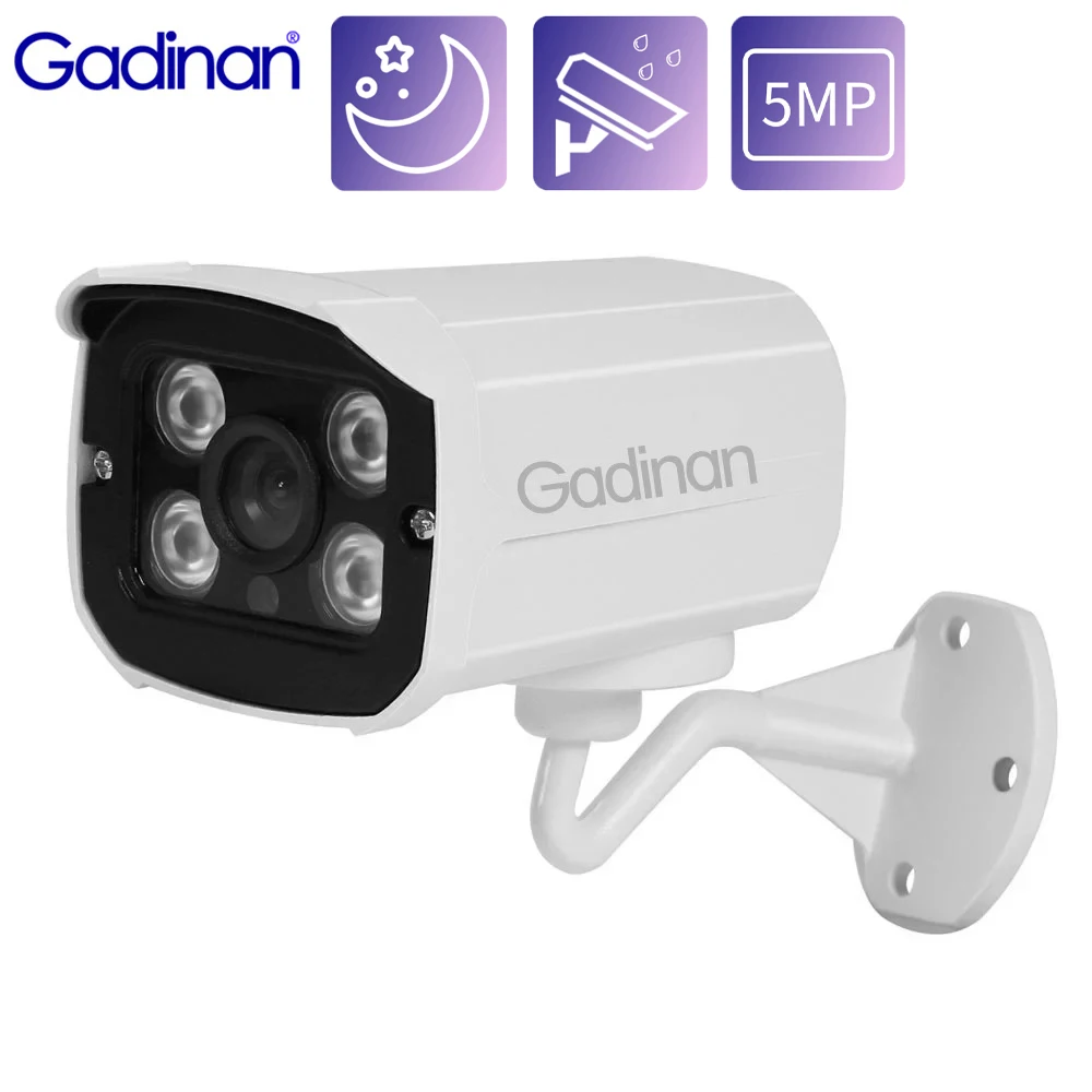 Gadinan 1080P AHD Camera with 4pcs IR LEDs for Night Vision Outdoor IP66 Waterproof Security Protectio Surveillance CCTV  Camera