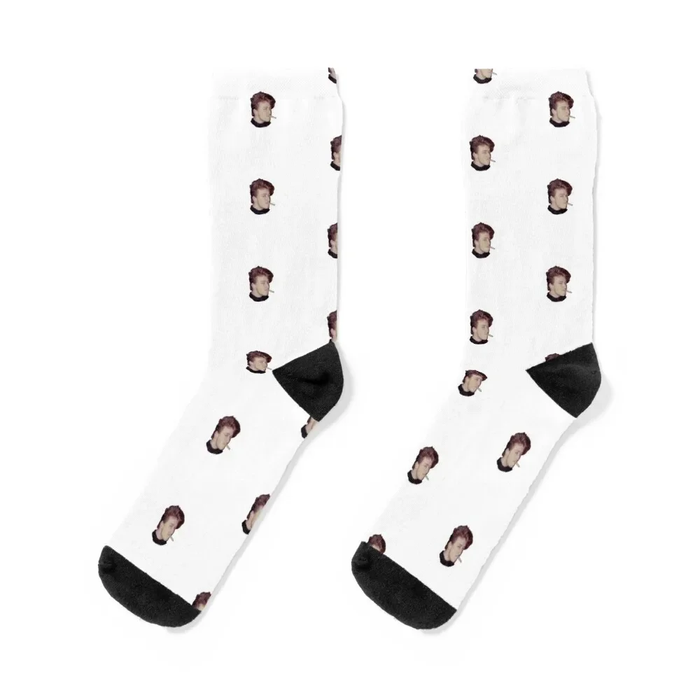 

alan wilder with cigarette Socks colored set Socks Men's Women's