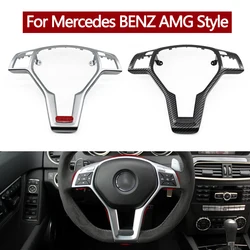 Car Steering Wheel Chrome Trim Cover For Mercedes Benz AMG C E GLK GLA CLA Class W176 W204 W212 W156 W218 A09946400139107