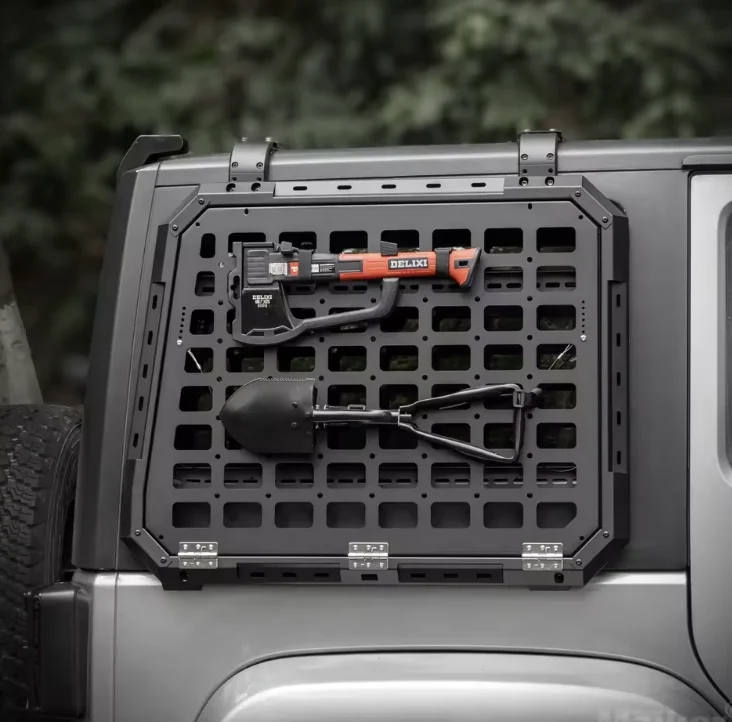 Maiker Side Window Expansion Panel For Jeep Wrangler JK Accessories Multifunctional Panel Kits For Jeep